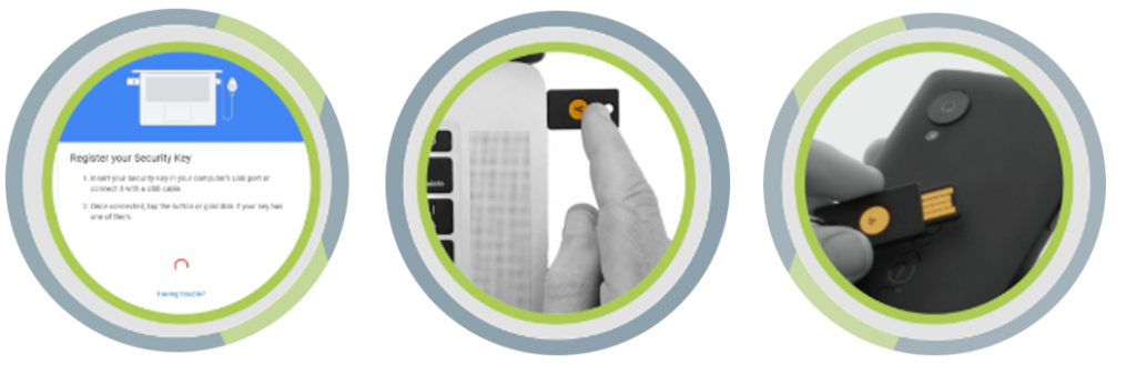 Penggunaan Yubikey, Registrasi device yubikey